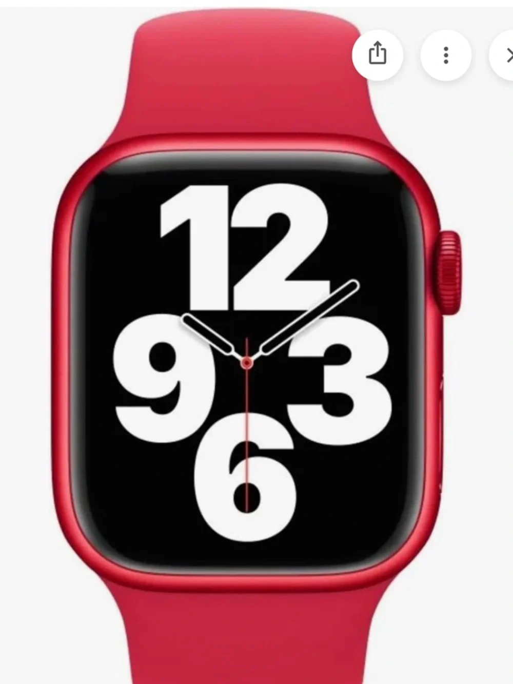 Apple Red Silicone Sport Band for Smartwatch-original Apple